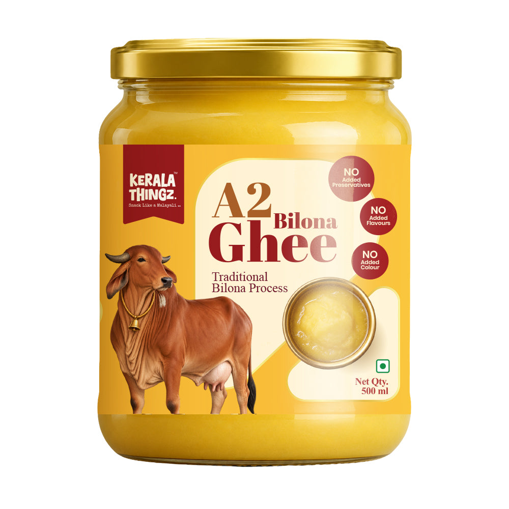 A2 Bilona Ghee – Hand-Churned Desi Cow Ghee, 500ml