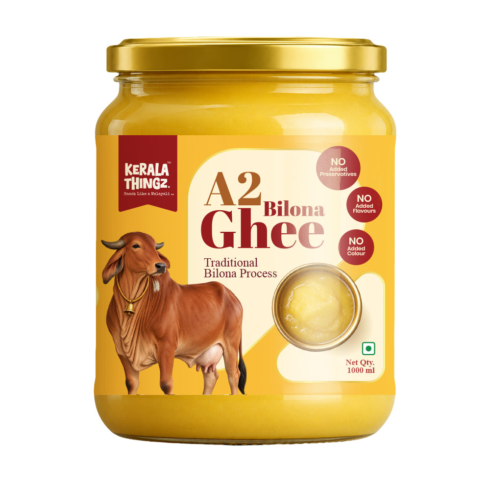 A2 Bilona Ghee – Hand-Churned Desi Cow Ghee, 1 Litre