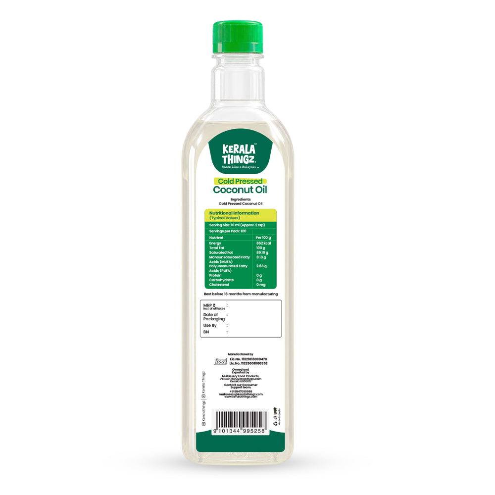 Cold Pressed Coconut Oil – 1 Litre