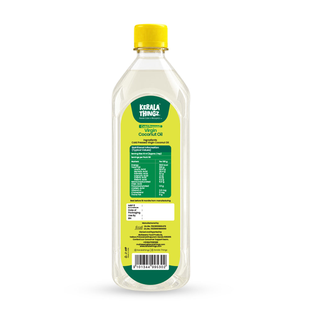Virgin Coconut Oil (Cold Pressed) – 500ml