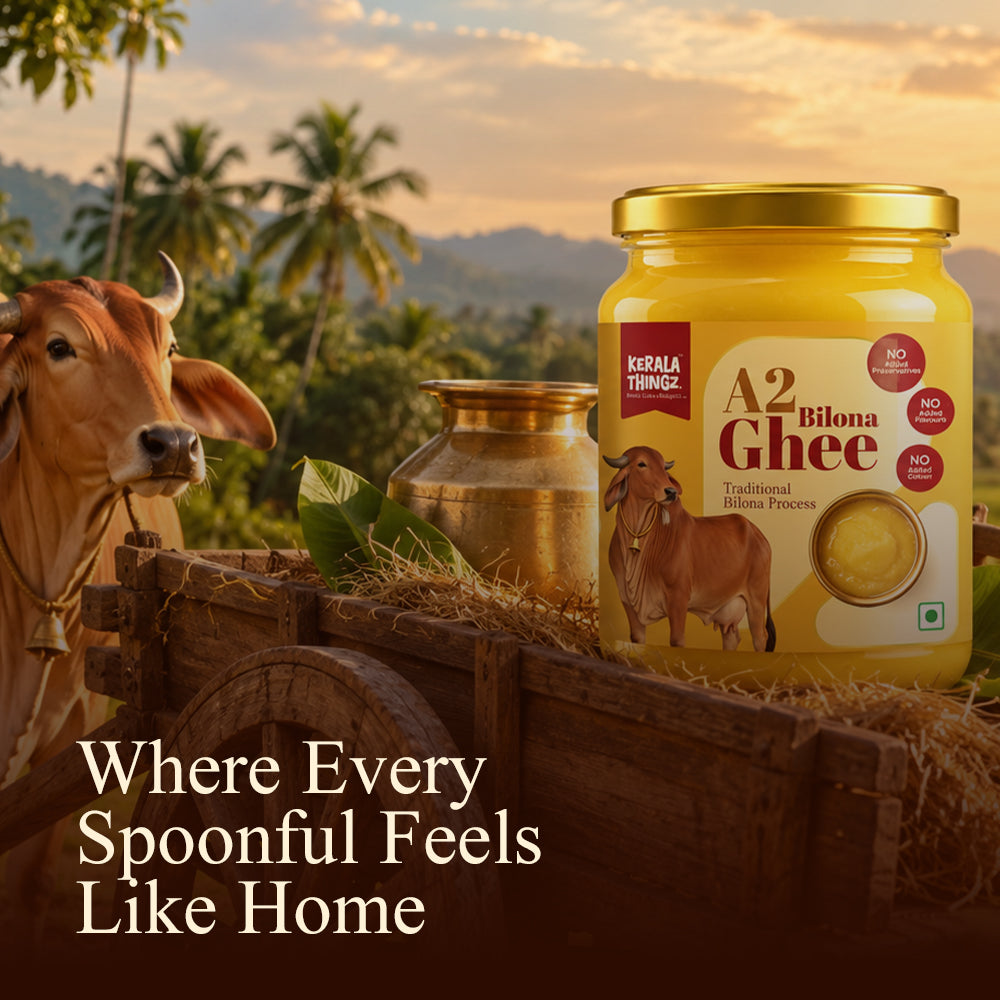 A2 Bilona Ghee – Hand-Churned Desi Cow Ghee, 500ml