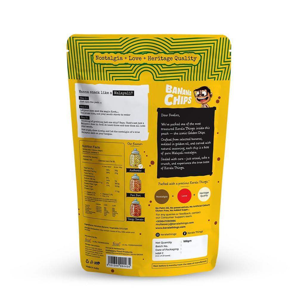 Kerala Thingz Authentic Banana Chips (100g) - Kerala Thingz